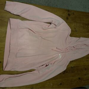 Nike Light Pink Zip-Up Hoodie